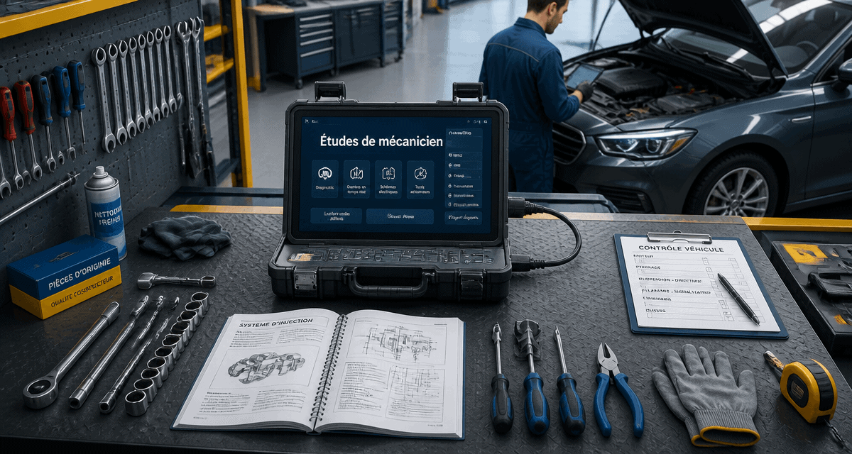 etude mecanicien valise diagnostic outils