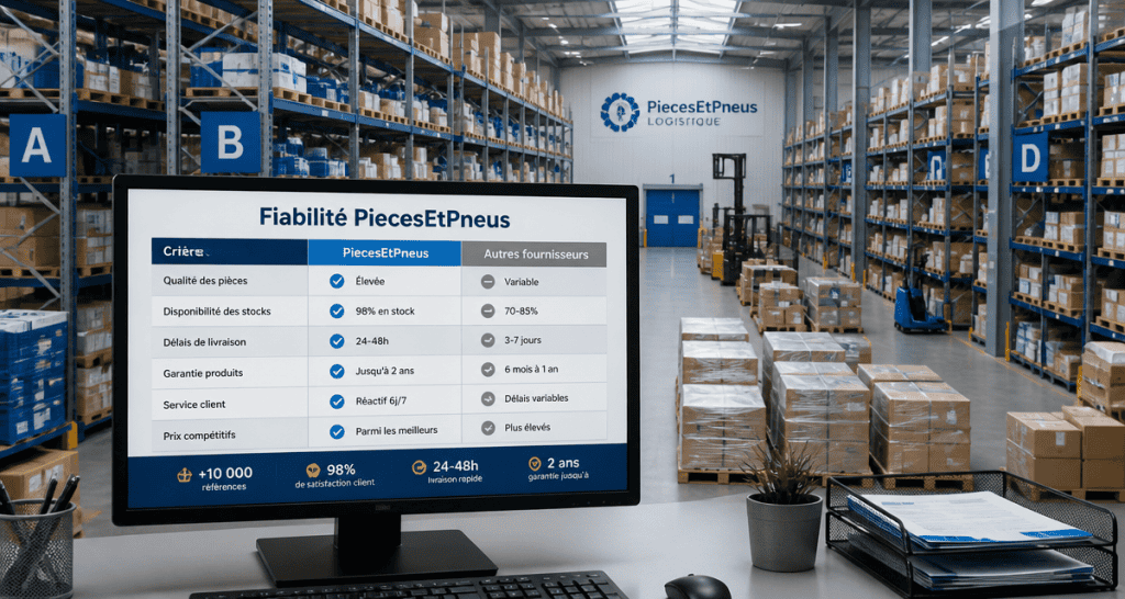 piecesetpneus.com avis entrepôt logistique