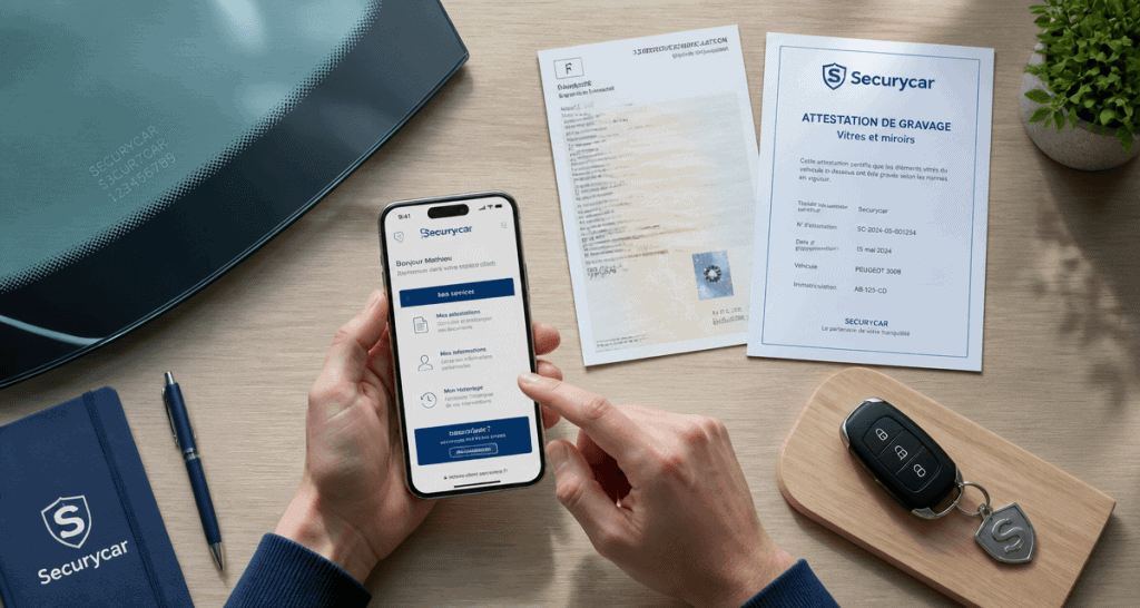 securycar gravage antivol carte grise clé voiture