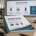 sensibilisation risque routier dossier sur table