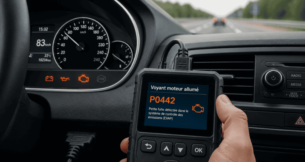 Voyant moteur allumé mais pas de problème sur tableau de bord
