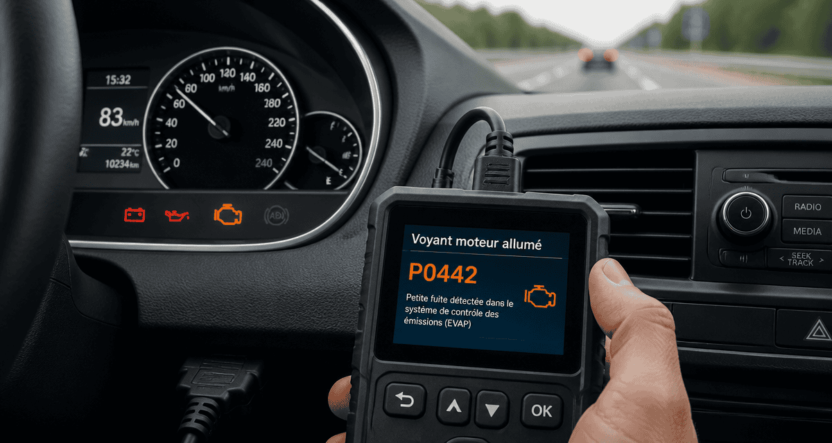 Voyant moteur allumé mais pas de problème sur tableau de bord