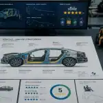 Crash test voiture schéma 5 étoiles
