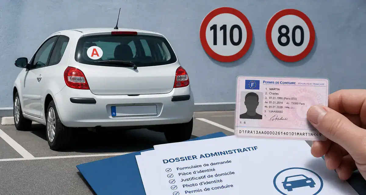 jeune permis voiture disque a carte permis