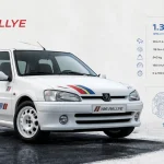 Peugeot 106 Rallye blanche phase 2 vue avant avec schéma moteurs