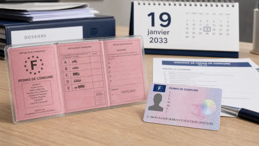 Pourquoi faut il garder son ancien permis de conduire jusqu’en 2033 ? Ancien permis rose vs nouveau