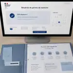 résultat permis 1h du matin sur écran ordinateur