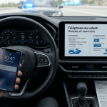 telephone au volant combien de point tableau de bord sanction