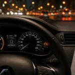 Voyant moteur orange et perte de puissance sur tableau de bord voiture