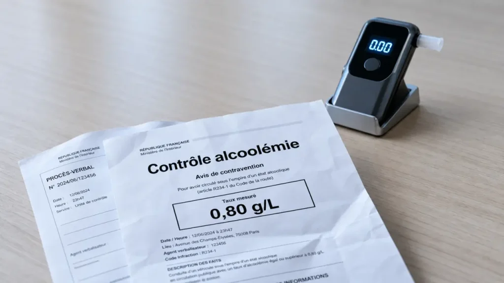 Alcoolémie contraventionnelle au volant : seuils, sanctions et réflexes à connaître