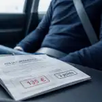 Amende non port de la ceinture : 135 € et 3 points