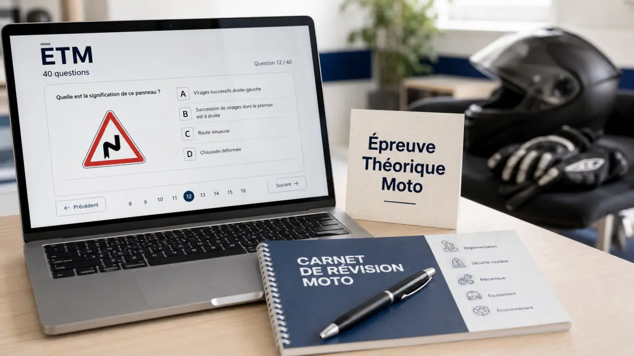 ETM permis moto : doit on repasser le code pour le permis moto ?