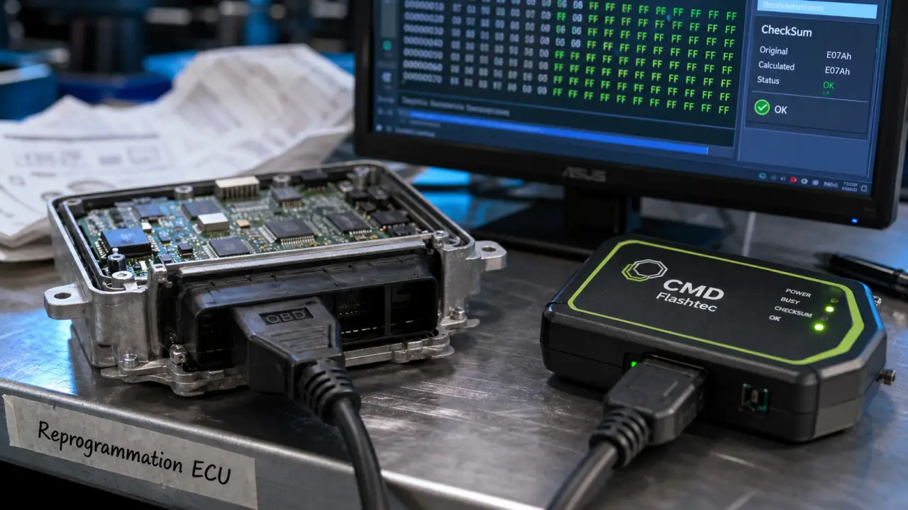 Logiciel reprogrammation moteur : ECU ouvert et OBD en atelier