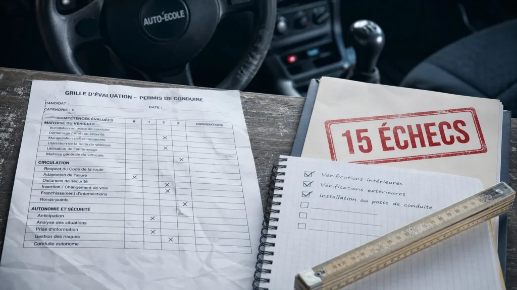 Permis raté 15 fois : repérer le blocage, corriger la méthode et choisir la bonne solution