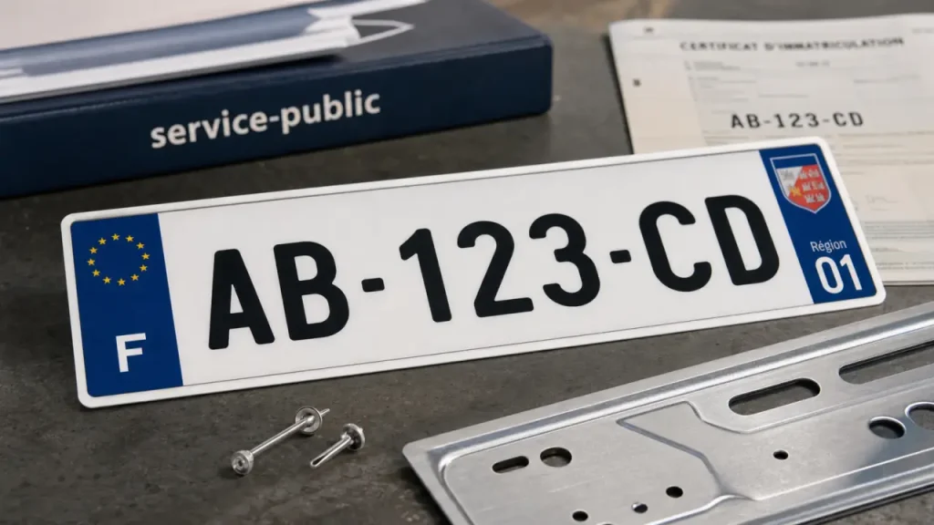 Stickers interdits, formats homologués et sanctions : ce que dit la réglementation des plaques d’immatriculation