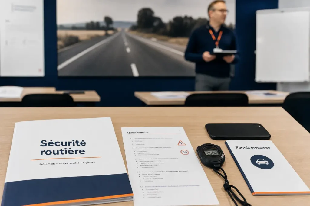 Sécurité routière formation : choisir entre stage à points, éco-conduite et prévention en entreprise