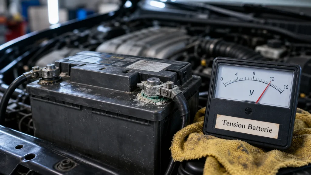 Démarrage lent, phares faibles, voyant allumé : les vrais signes d’une batterie de voiture fatiguée