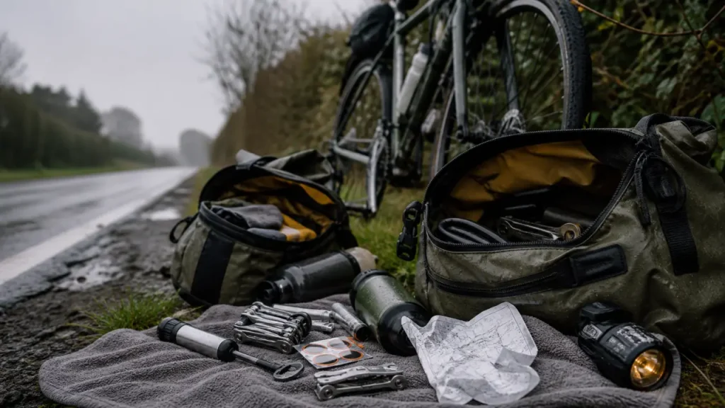 Accessoires cyclotourisme : la checklist pour voyager léger et rester autonome