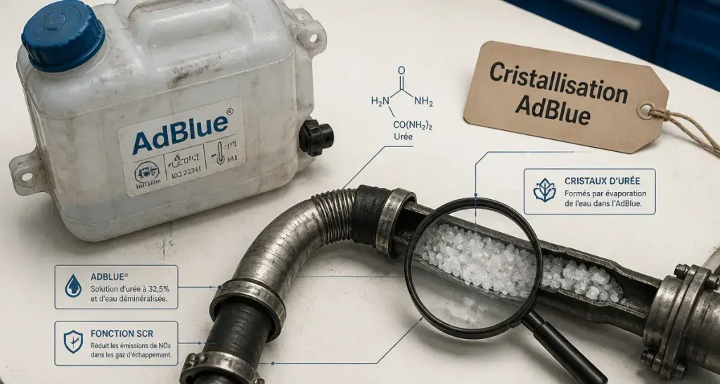 Cristallisation de l&rsquo;AdBlue : comment éviter une réparation à 3000 € ?