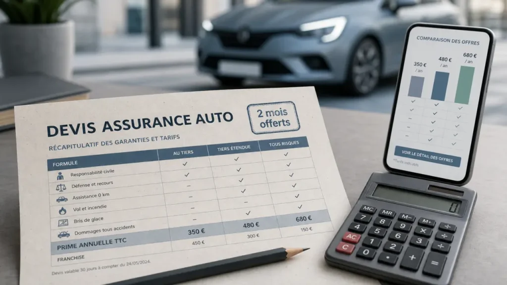 2 mois offerts sur une assurance auto : conditions, formules et vrais gains