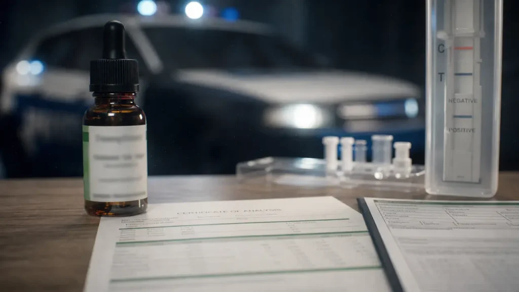 CBD au volant : légal en boutique, risqué au contrôle salivaire