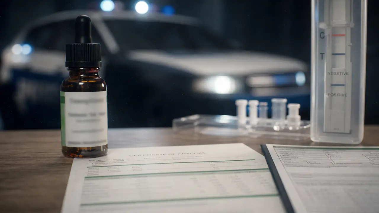 CBD au volant : contrôle salivaire, risque routier