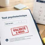 Combien de temps est valable un test psychotechnique : validité 6 mois