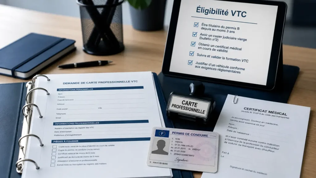 Permis B, examen, équivalence : le parcours pour devenir chauffeur VTC sans bloquer son dossier