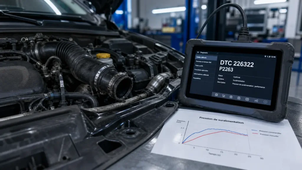 DTC226322 Renault : turbo HS ou simple fuite d’air ?