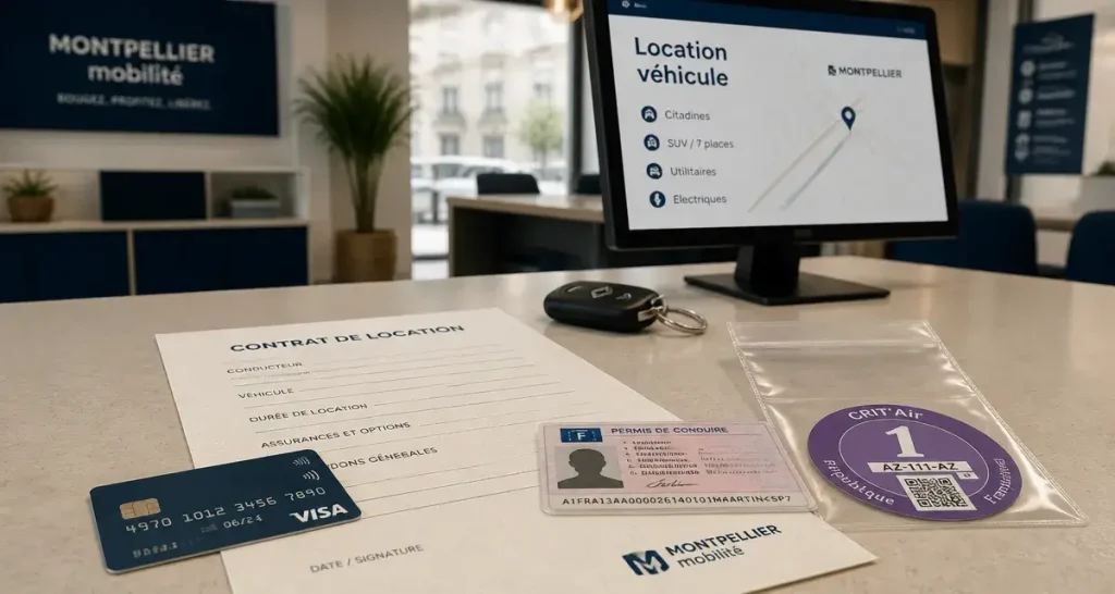 Location de véhicule à Montpellier : prix, gare, Crit’Air et conditions à vérifier