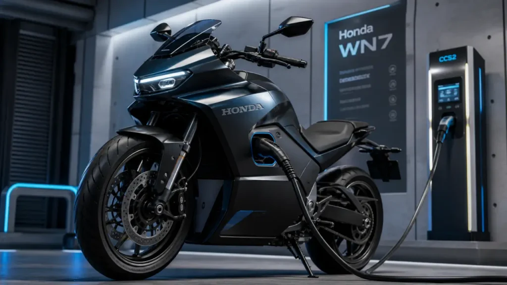 Moto Honda électrique WN7 : 140 km d’autonomie, recharge en 30 minutes et permis à vérifier