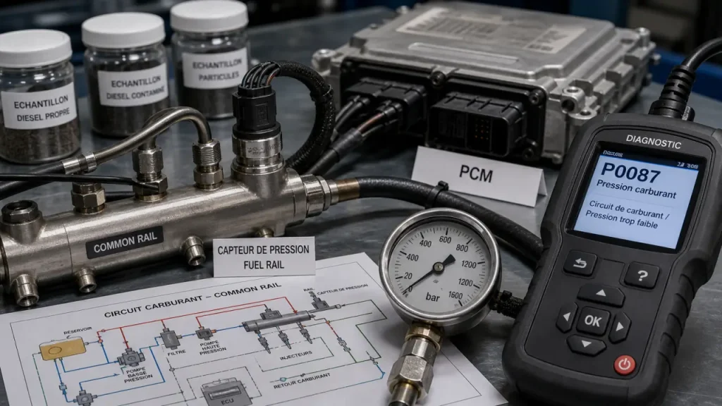 Code P0087 : 5 causes de pression de carburant trop basse et la méthode pour résoudre votre panne