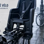 Porte bébé vélo arrière : vérifier les fixations, harnais et repose-pieds pour 9 mois et 22 kg