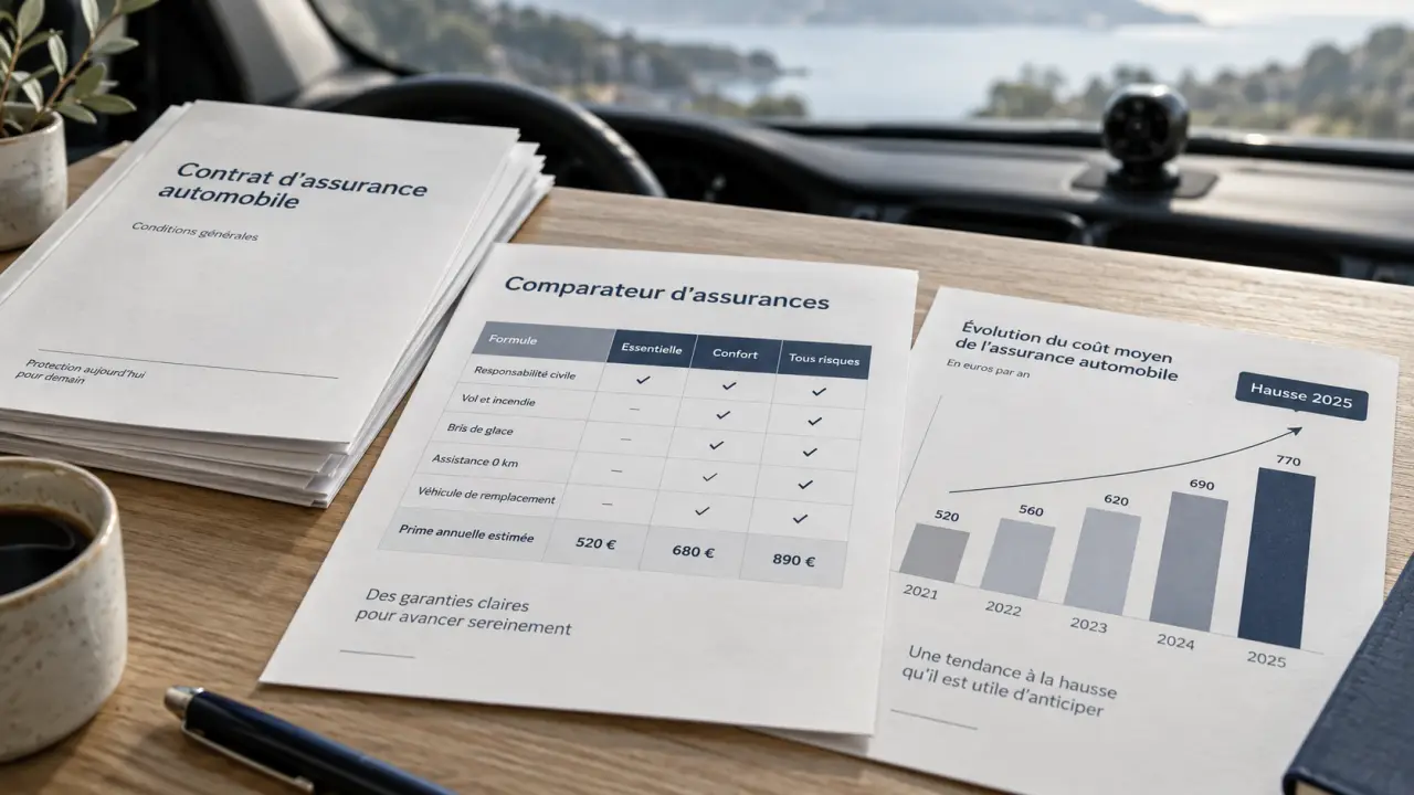 Augmentation assurance auto 2025 : hausse de 6% des tarifs