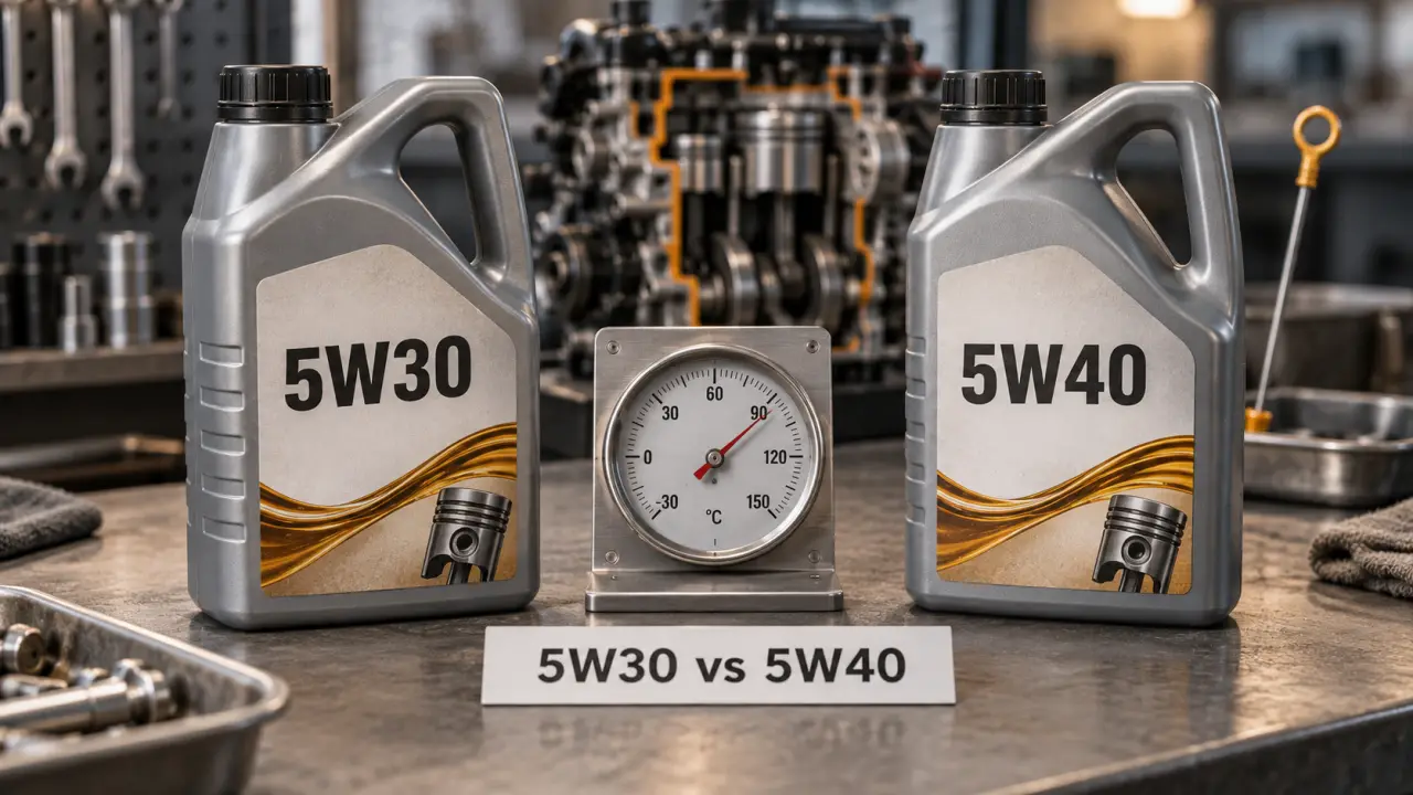 difference 5w30 5w40 : viscosité huile moteur à chaud