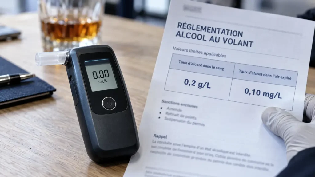 Jeune permis et alcool : 0,2 g/L suffisent à perdre les 6 points
