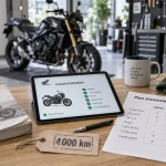 Entretien moto Honda : repères 4 000, 6 000, 12 000 km, contrôle annuel
