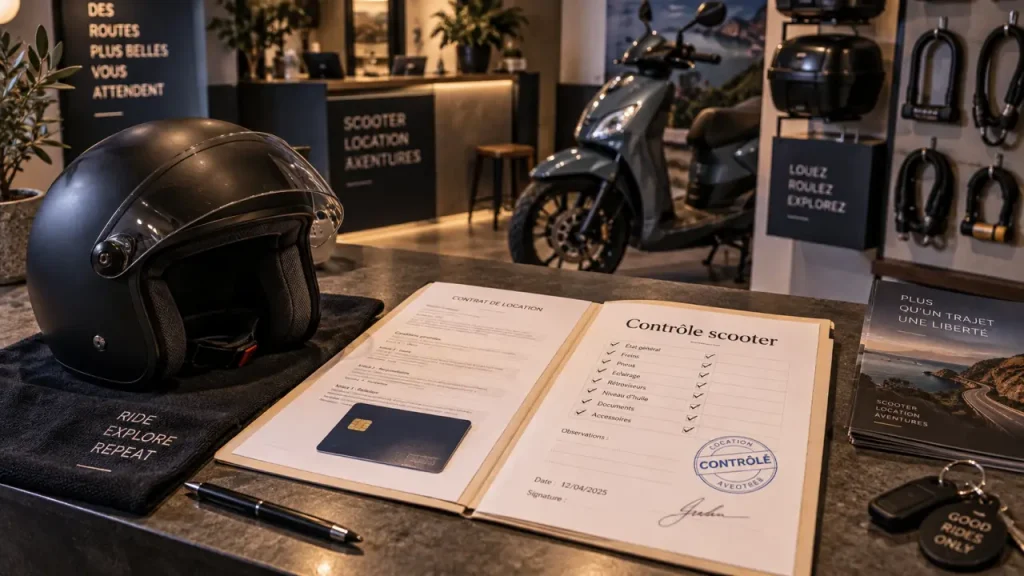 Louer un scooter : 5 vérifications pour éviter la mauvaise surprise au retrait