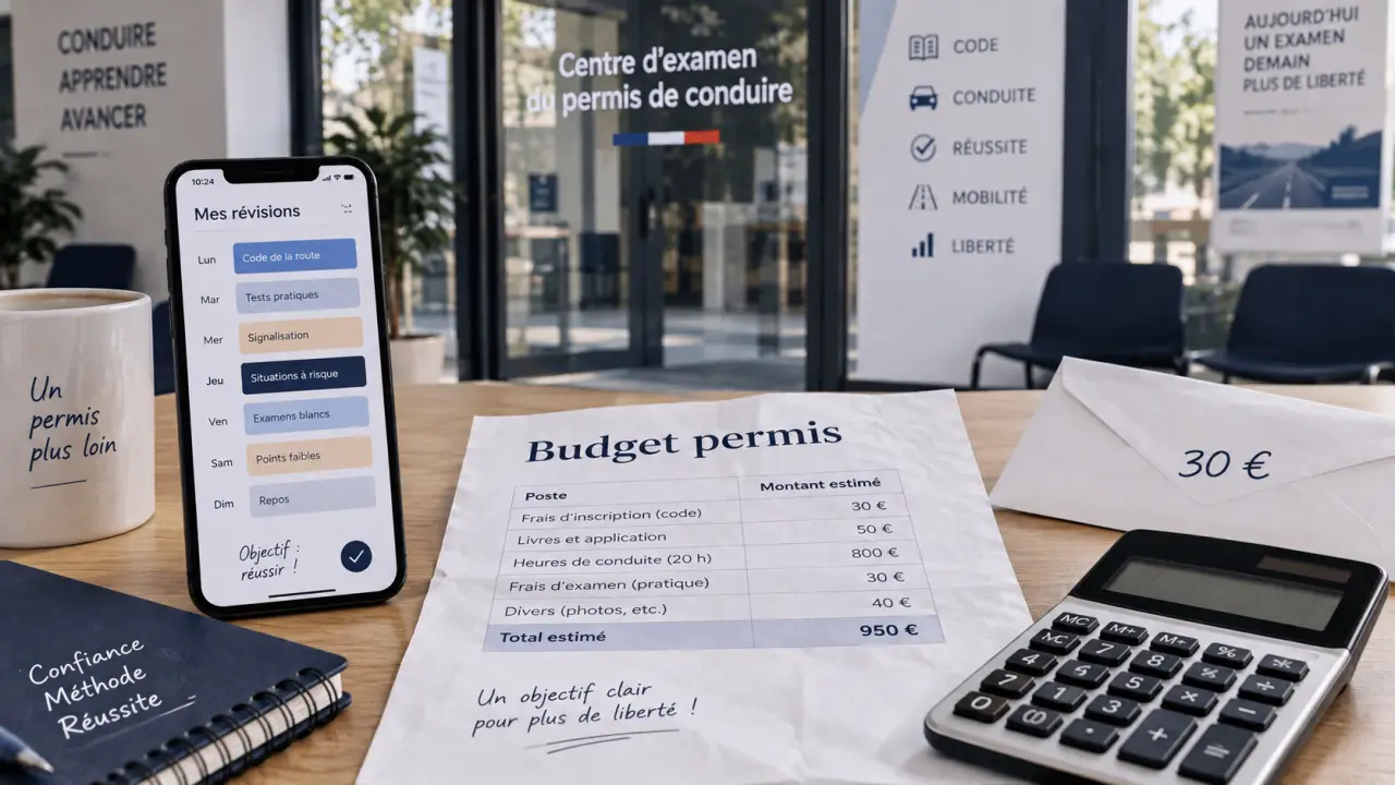 Prix code de la route permis : budget permis jusqu’à 2 000 € et code 30 €