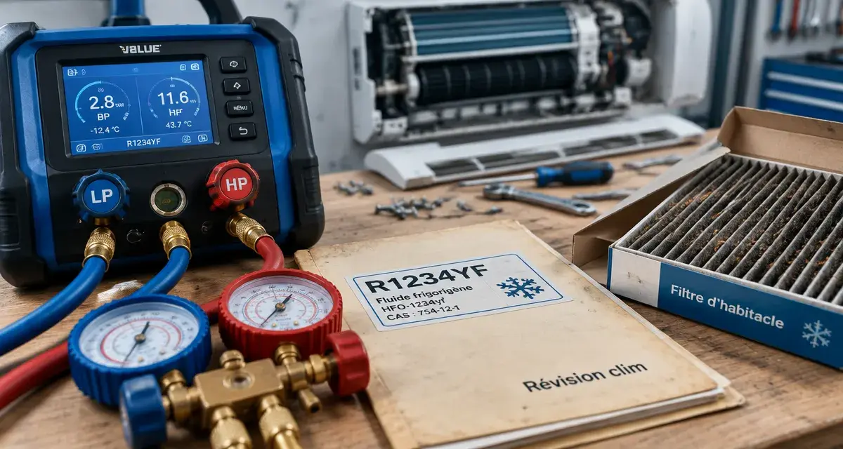 Revision climatisation : filtre propre ne remplace pas le contrôle du circuit
